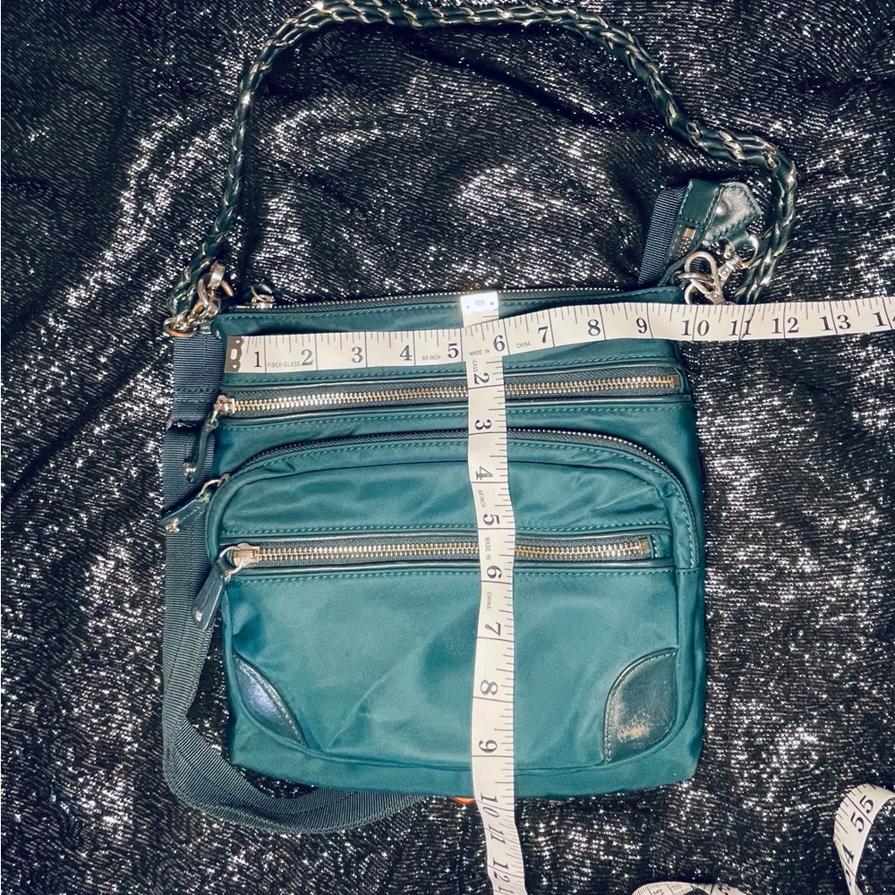 MZ Wallace Dark Green Nylon Crossbody Bag - Smooth Finish - Picture 16 of 16